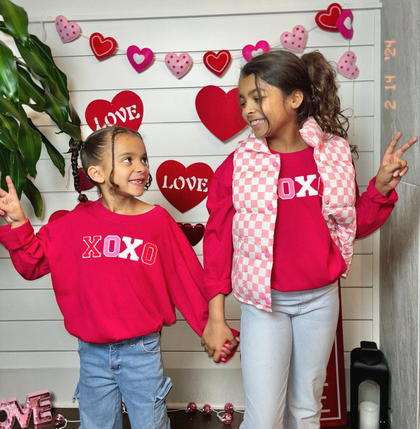 Youth Valentine’s Day XOXO Long Sleeve Shirt