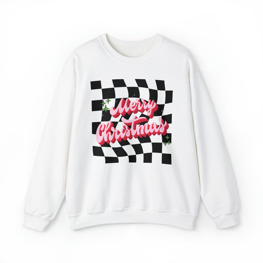 Checkered Merry Christmas Sweatshirt