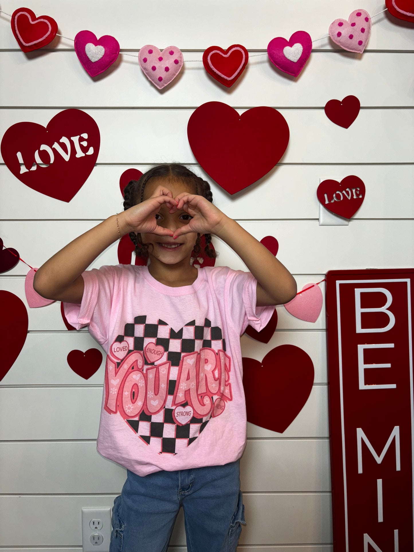 Youth Valentines Day ‘You Are’ Heart Graphic T-shirt